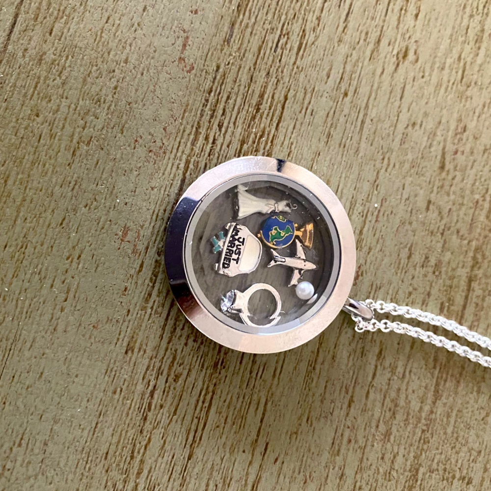 Marriage Charm Locket Necklace Origami Owl